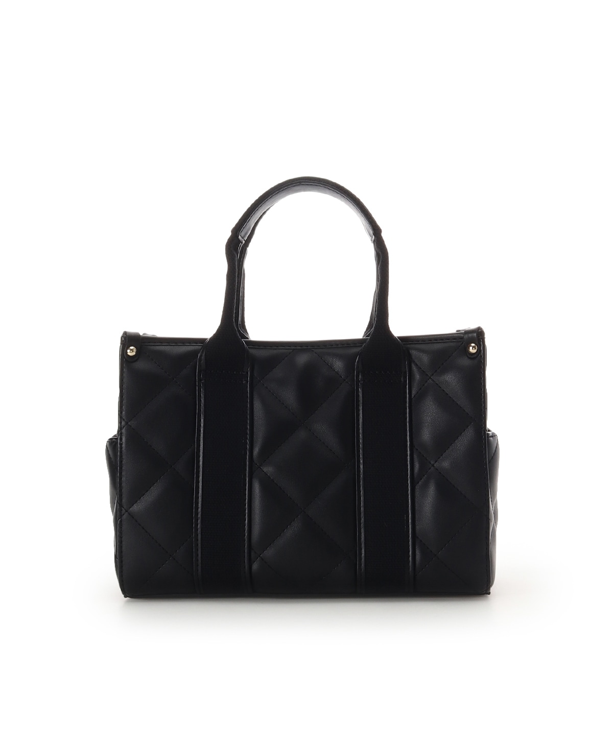 ロゴテープビジューハンドバッグ