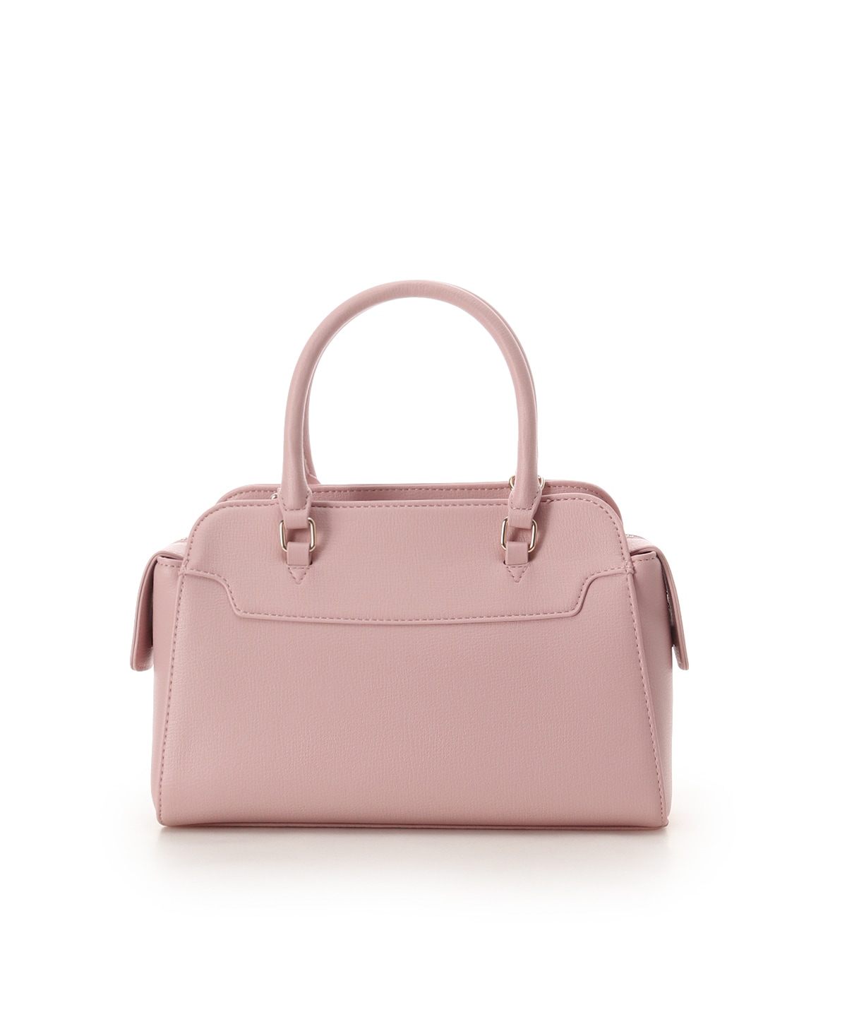 スクエアビジューキルトハンドバッグ