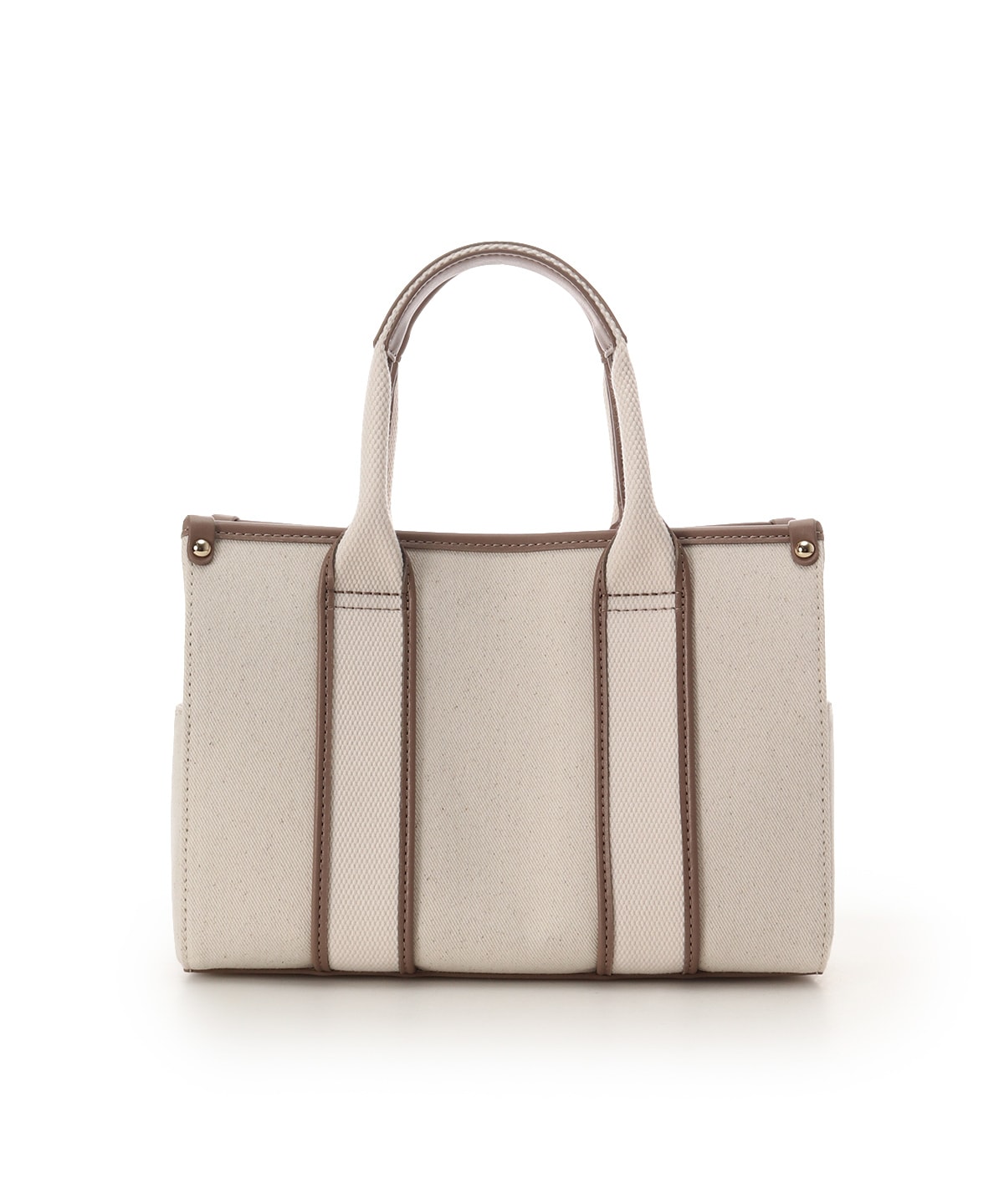 新色ロゴテープキャンバスハンドバッグ（小）