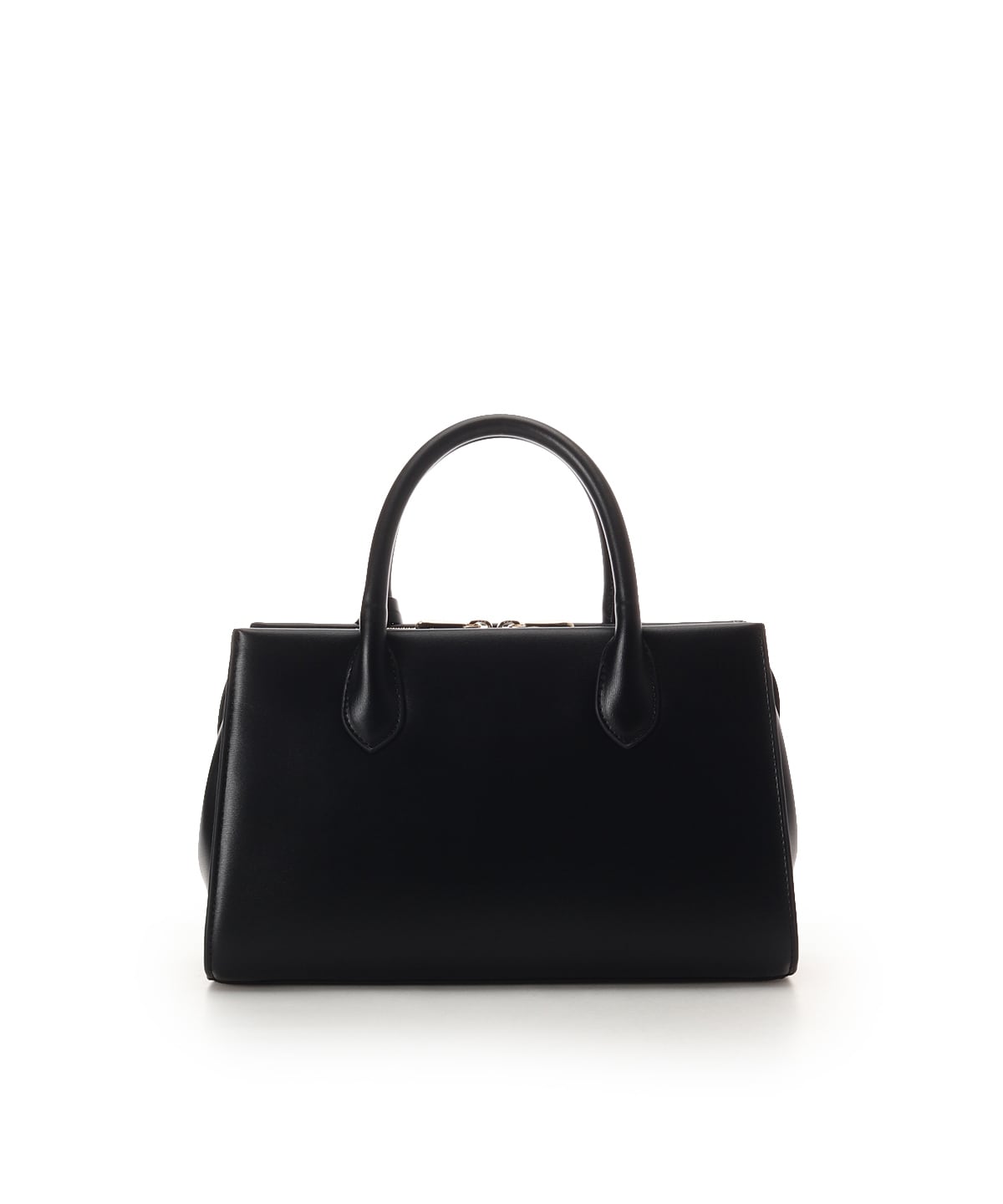 ロゴ金具ハンドバッグ