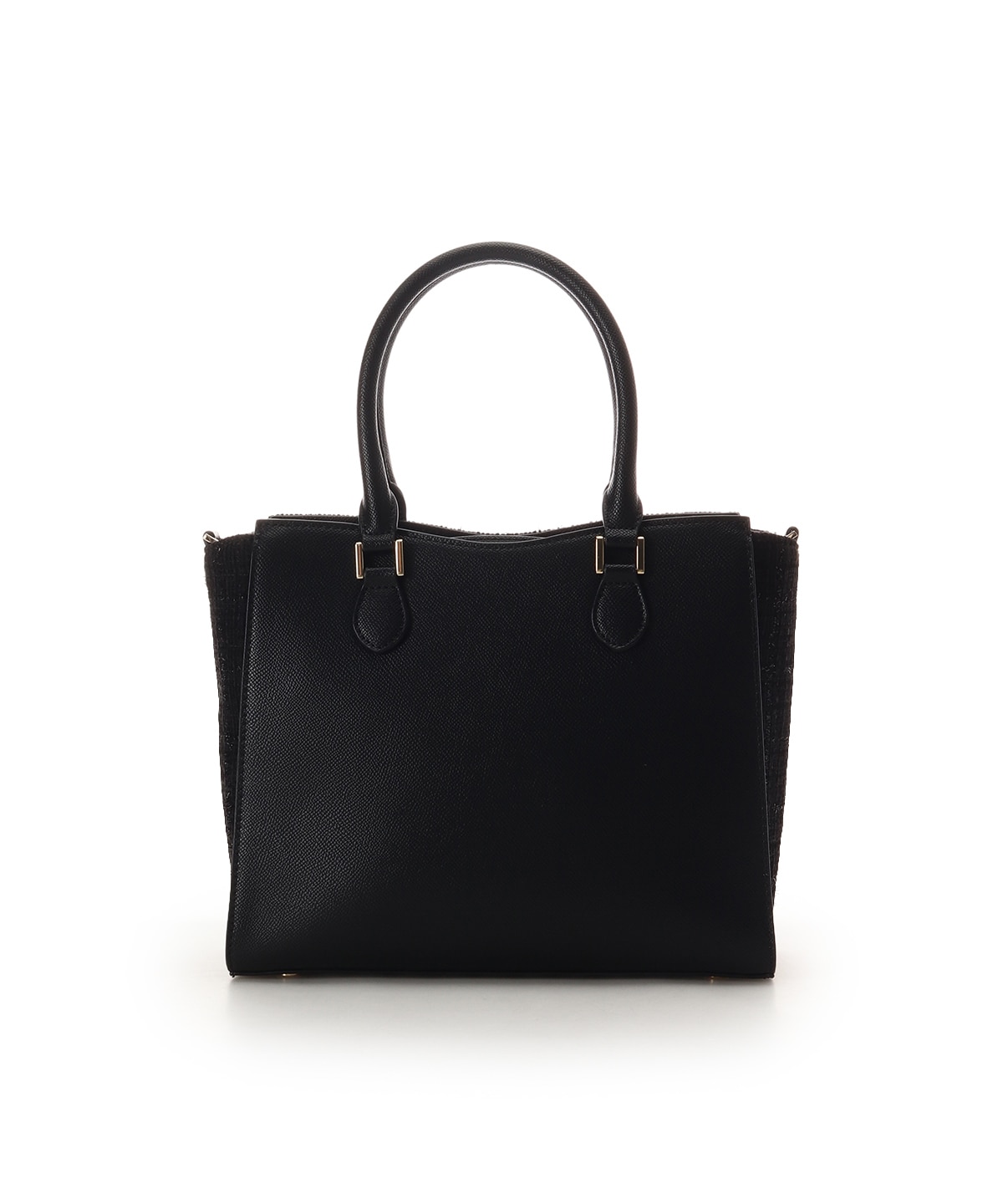 新色ツイードダイヤカットハンドバッグ