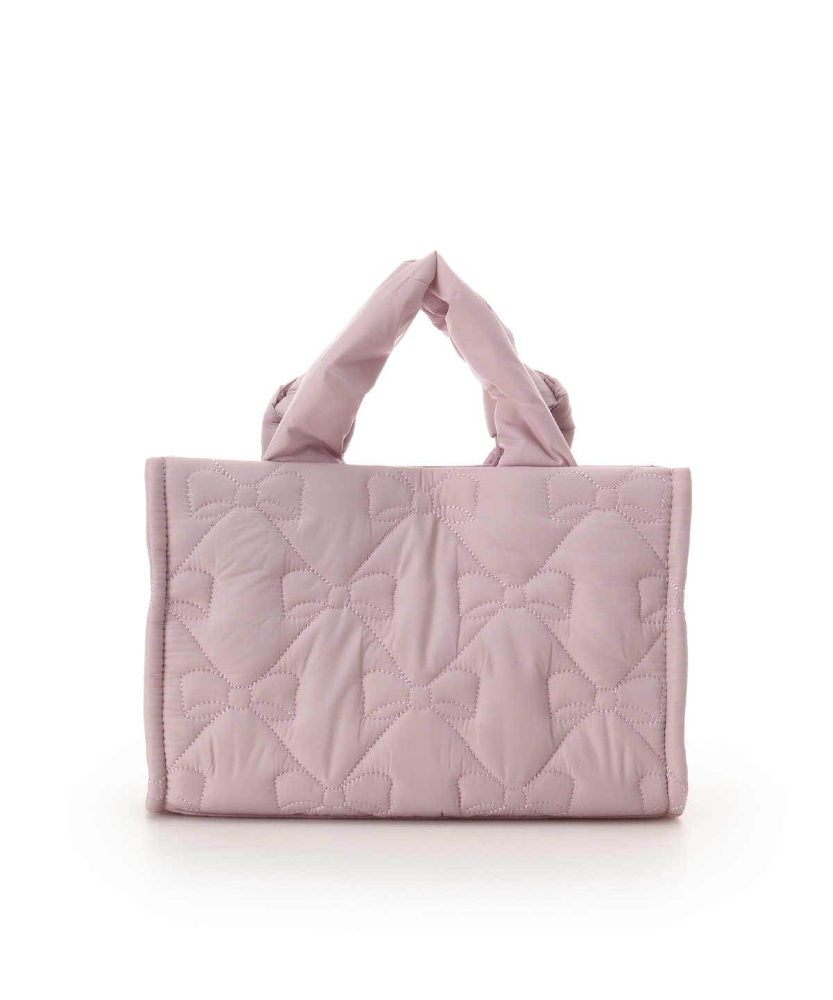 リボンキルティングハンドバッグ