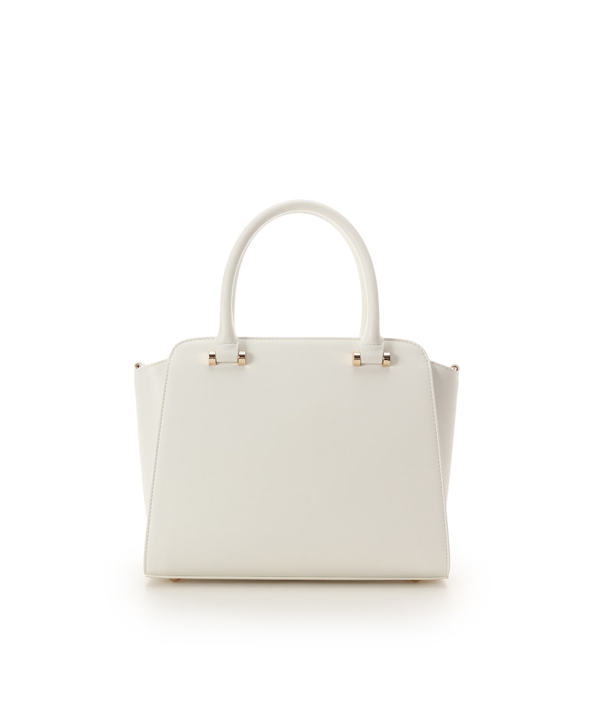 デニム調アクセントリボンハンドバッグ