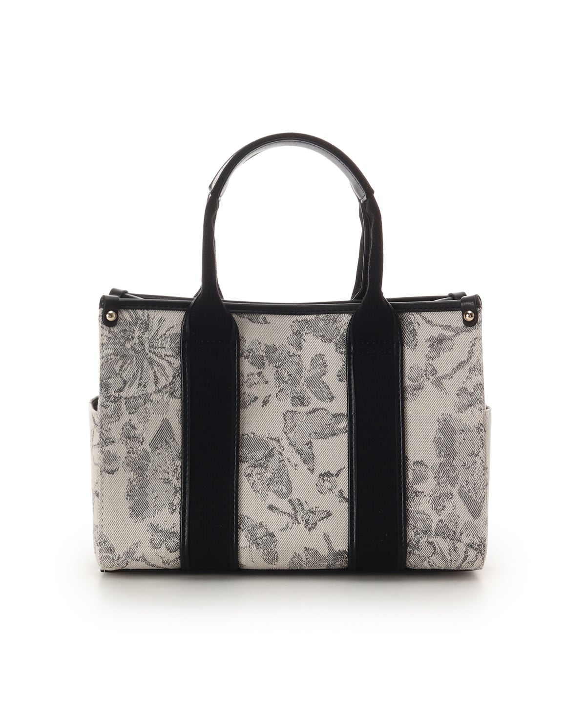 ロゴテープジャガード調トートバッグ（小）