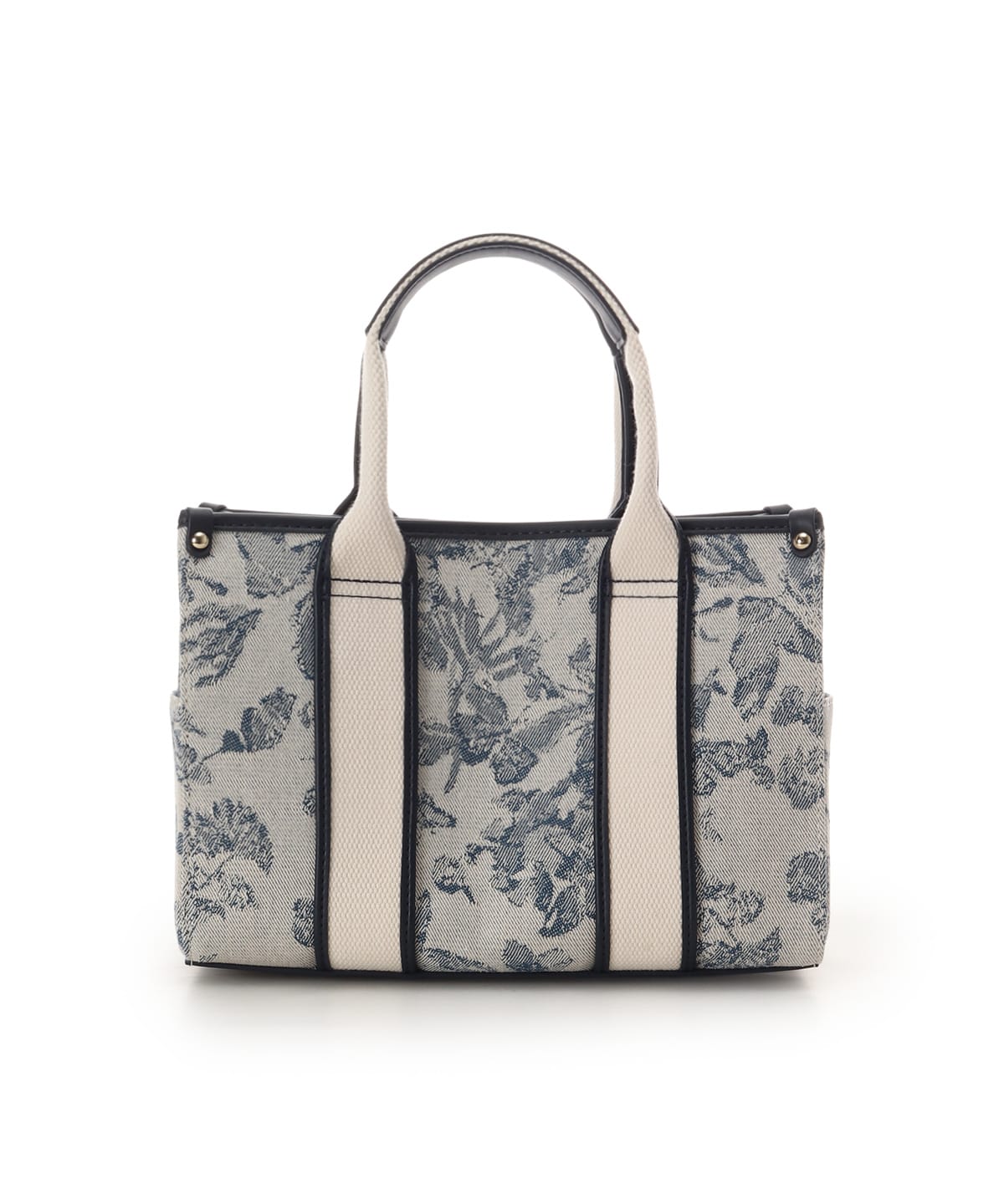 ロゴテープジャガード調トートバッグ（小）