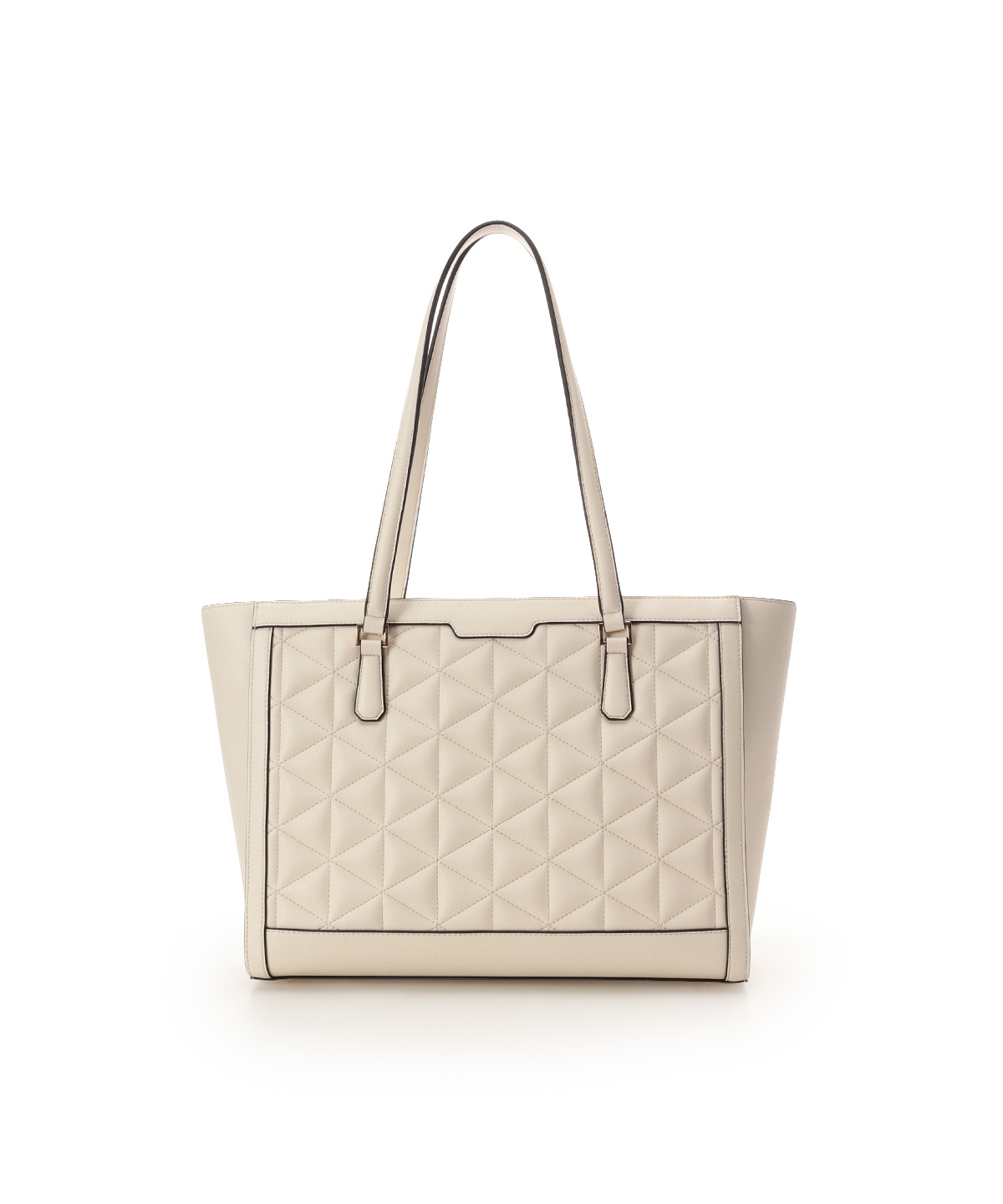 キルティングフェイクレザートートバッグ