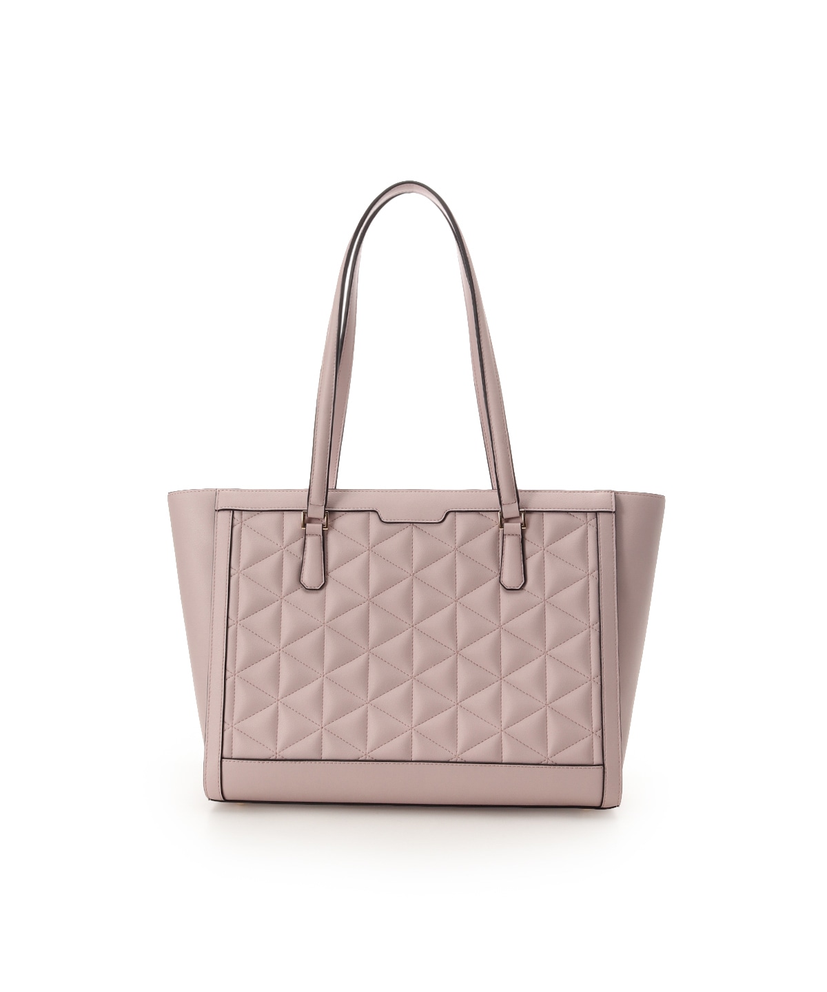 キルティングフェイクレザートートバッグ