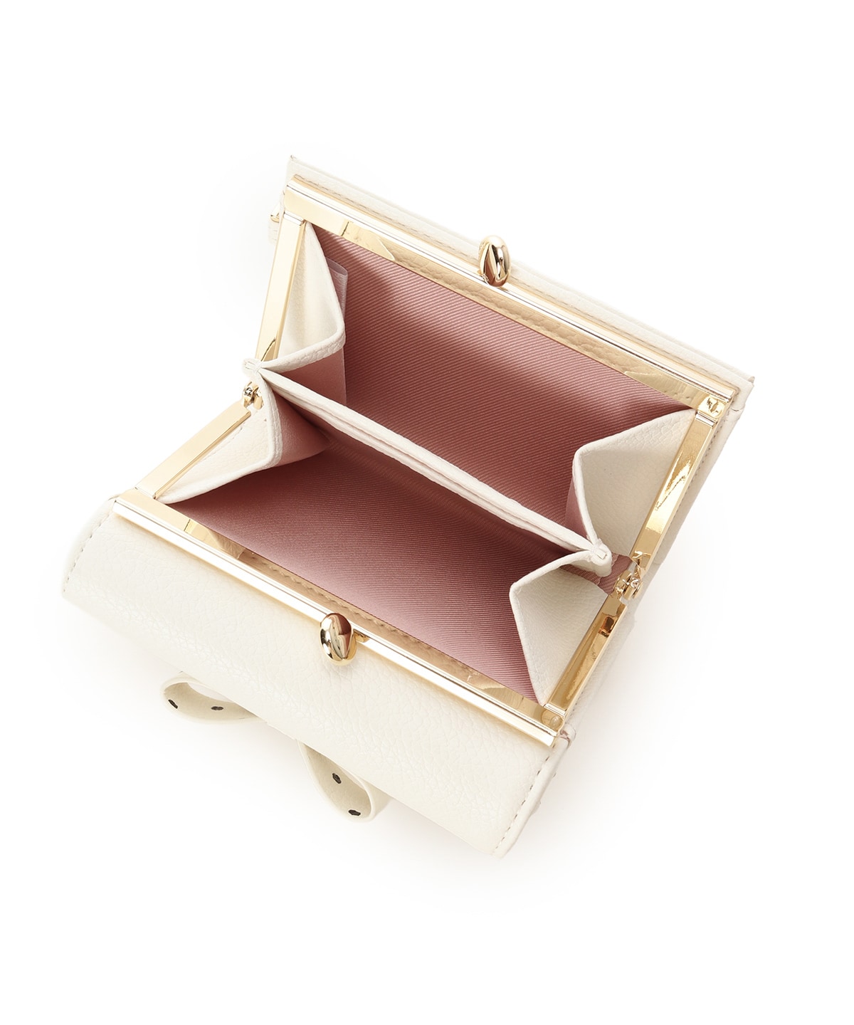 ハートドット折財布