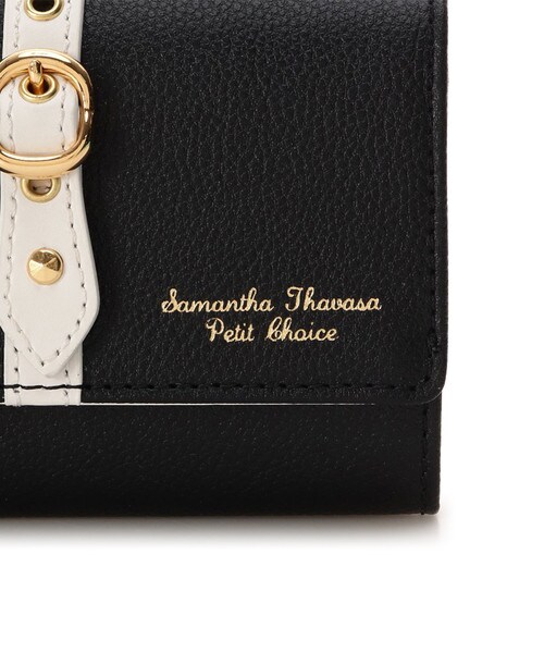フロントベルト 折財布 Free ブラック Samantha Thavasa Petit Choiceサマンサタバサ グループ 公式オンラインショップ