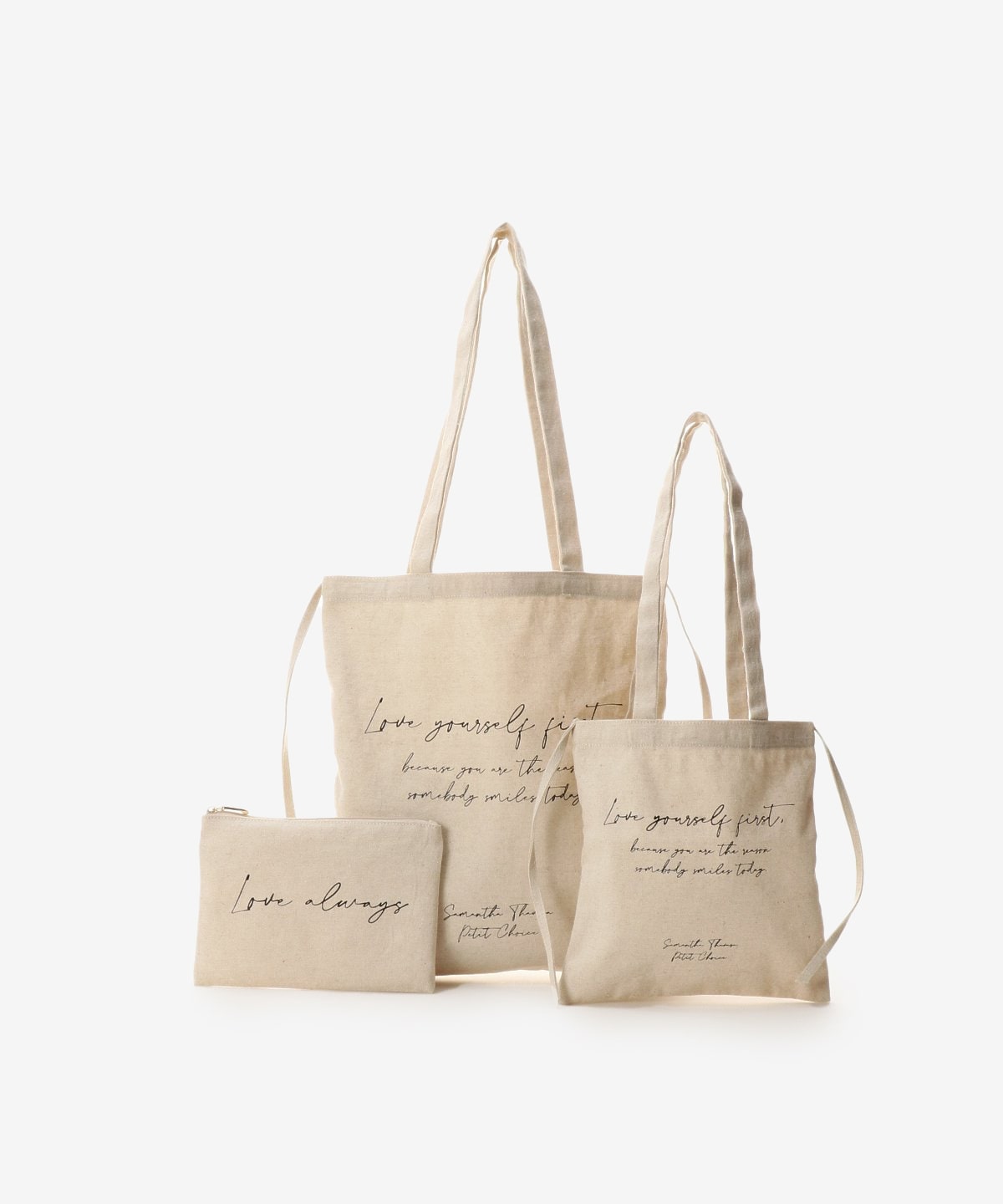 3ピース トートバッグ Free ホワイト Samantha Thavasa Petit Choiceサマンサタバサ公式オンラインショップ