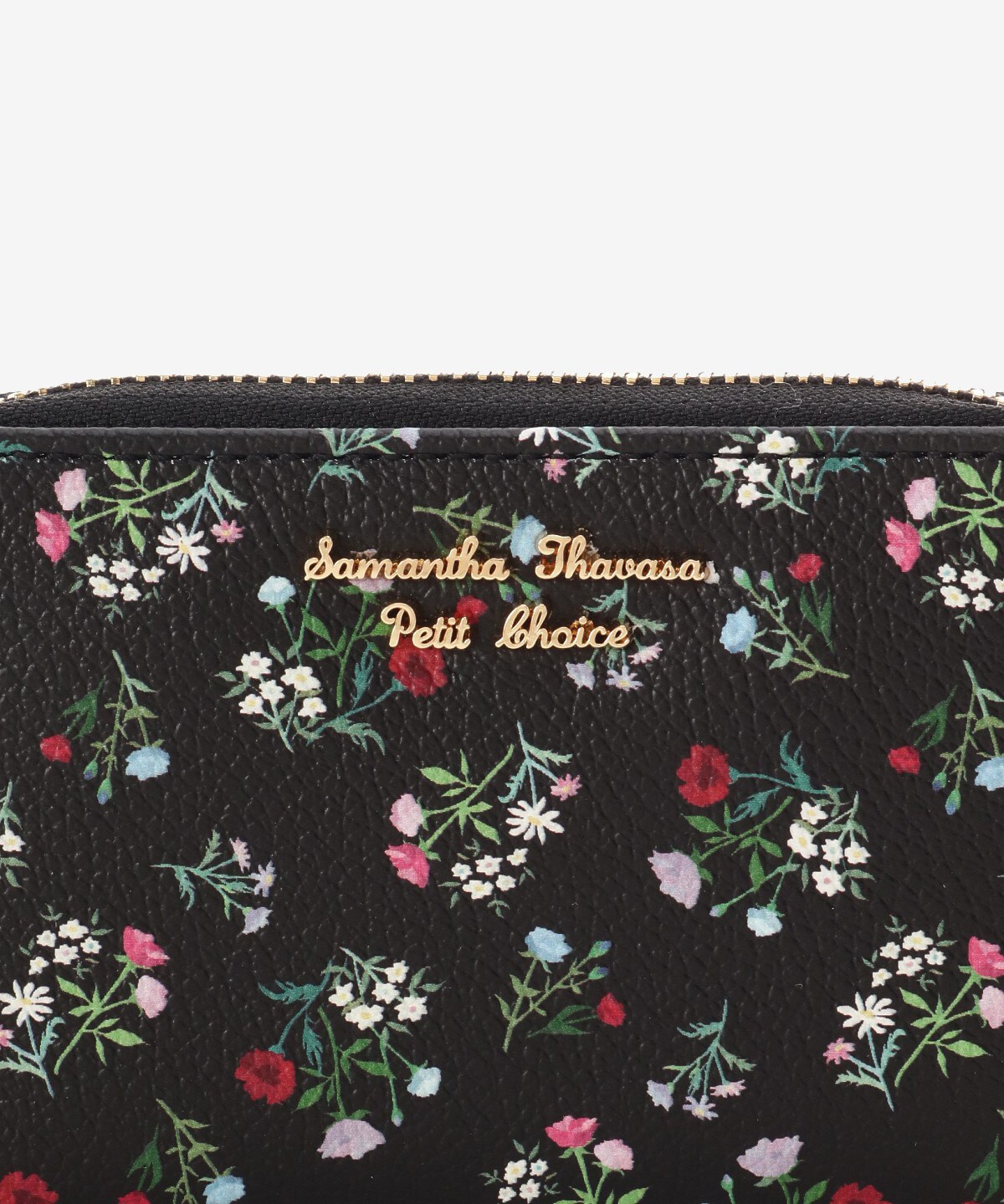 フラワーブーケデザインジャバラポケットカードケース Free ブラック Samantha Thavasa Petit Choiceサマンサタバサグループ 公式オンラインショップ