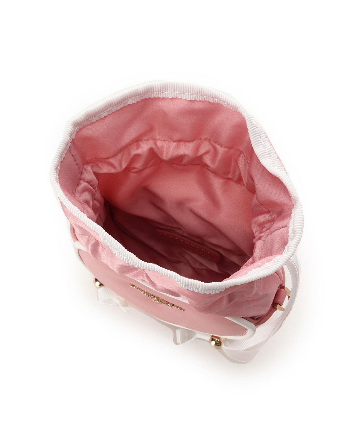 バイカラーハートポーチ