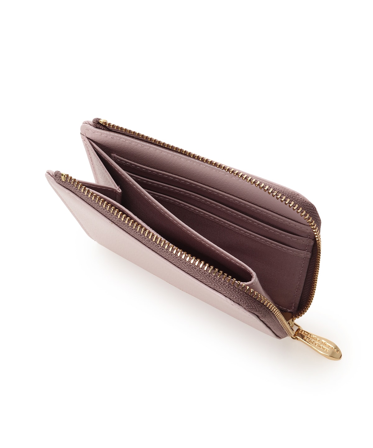 シンプルL字ファスナー 折財布