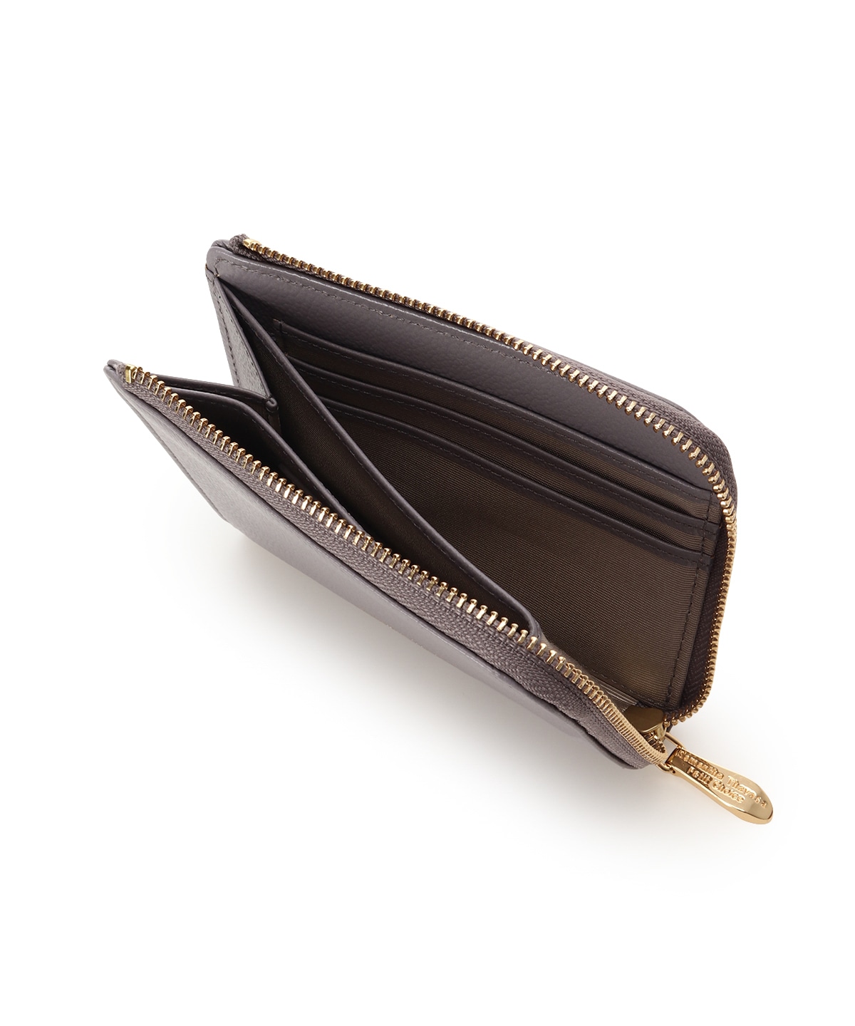 シンプルL字ファスナー 折財布