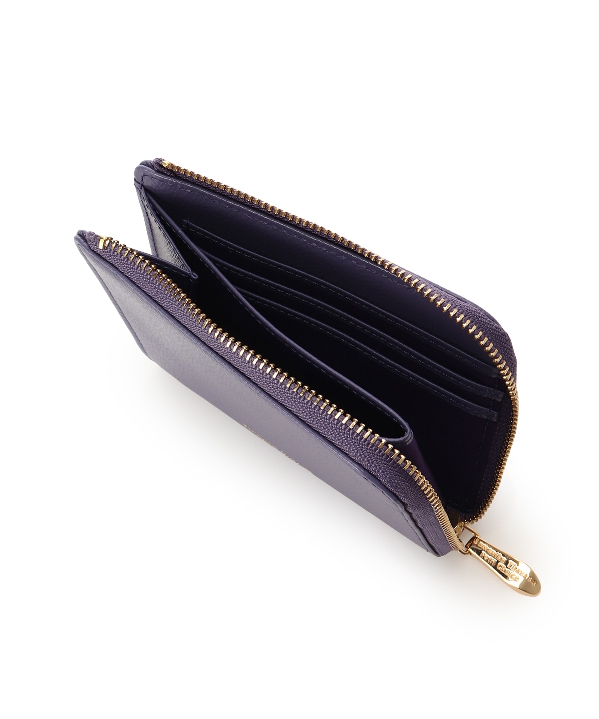 シンプルL字ファスナー 折財布