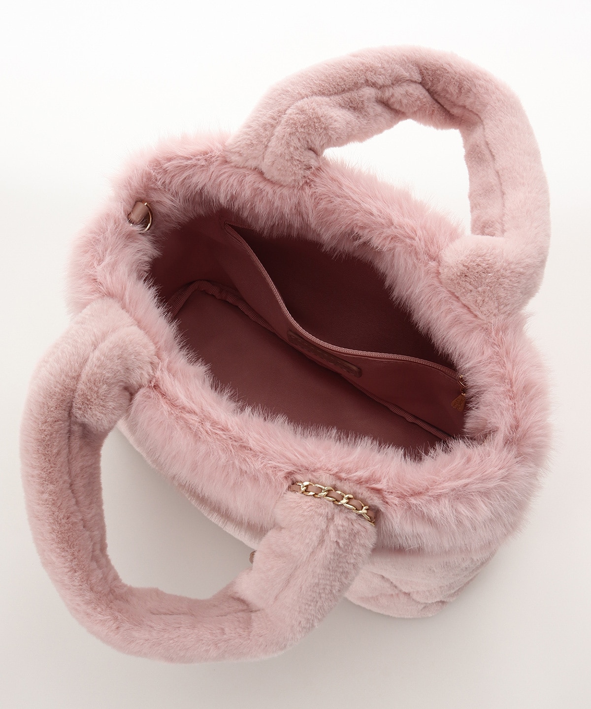 キルティングファーバッグ