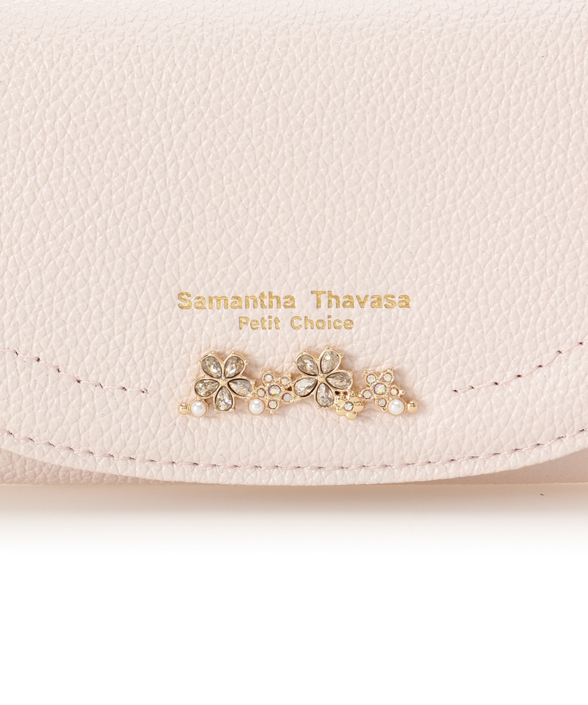 ラメフラワービジュー キーケース