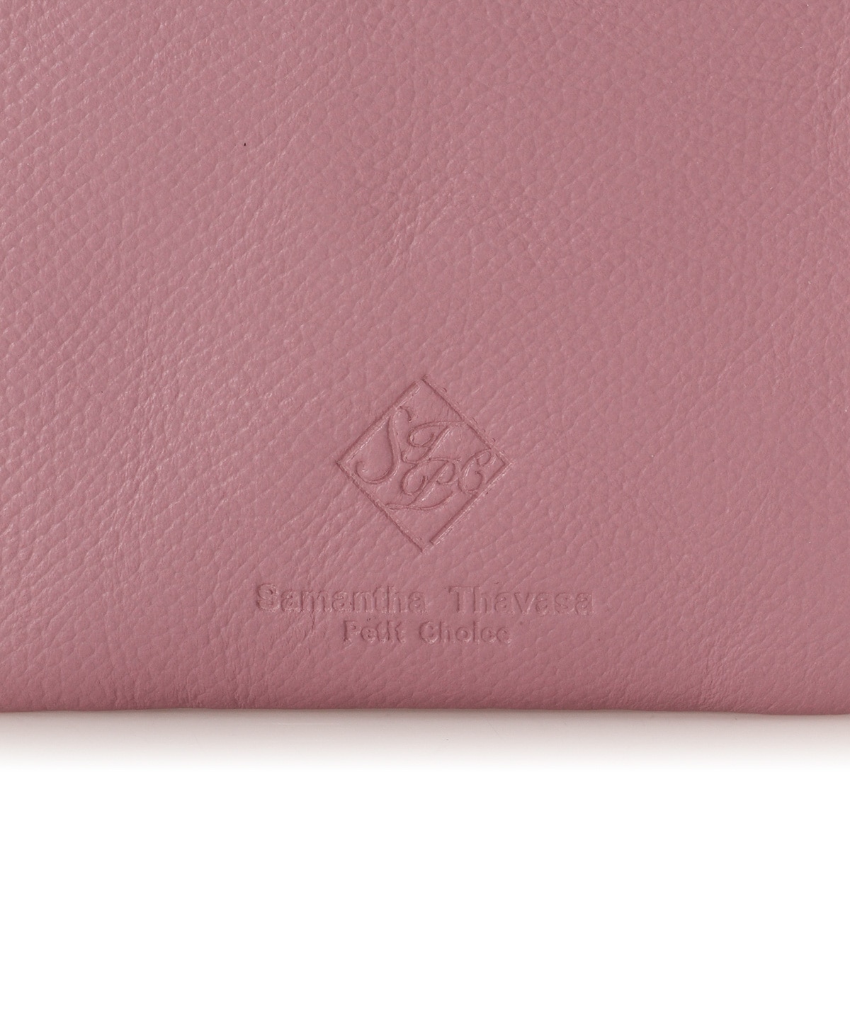 スクエアモチーフソフトレザー 折財布