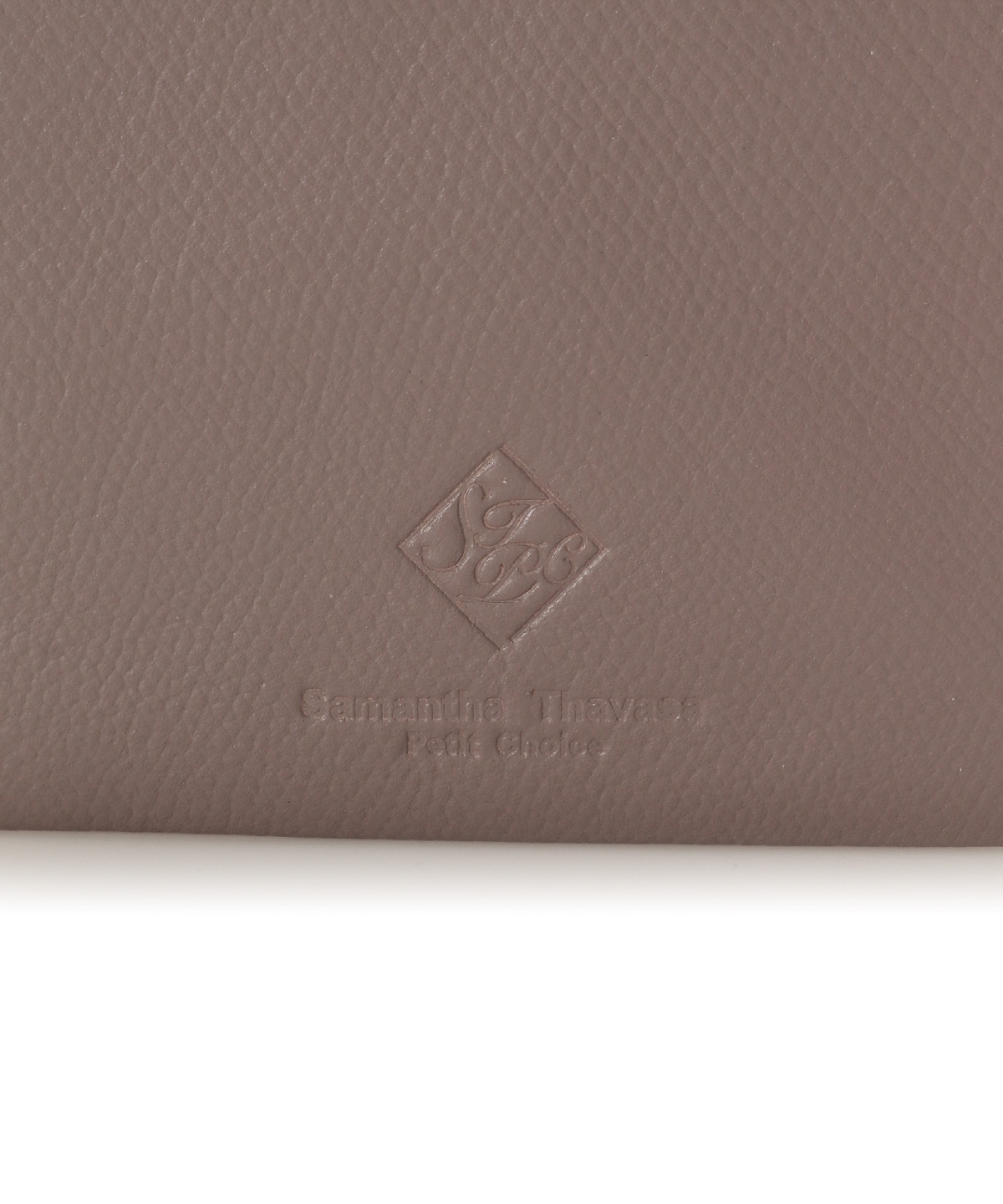 スクエアモチーフソフトレザー 折財布