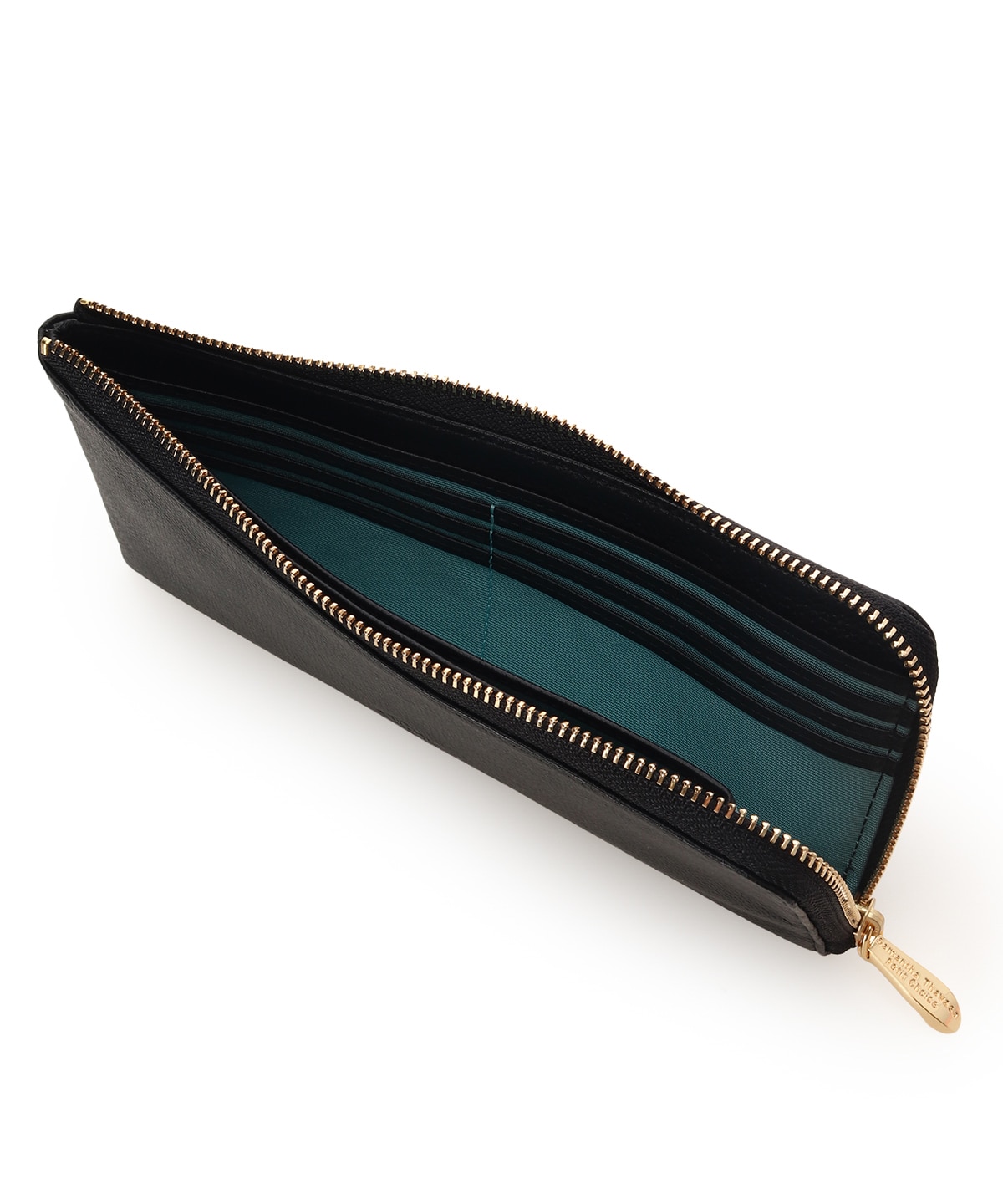 スクエアモチーフソフトレザー 長財布