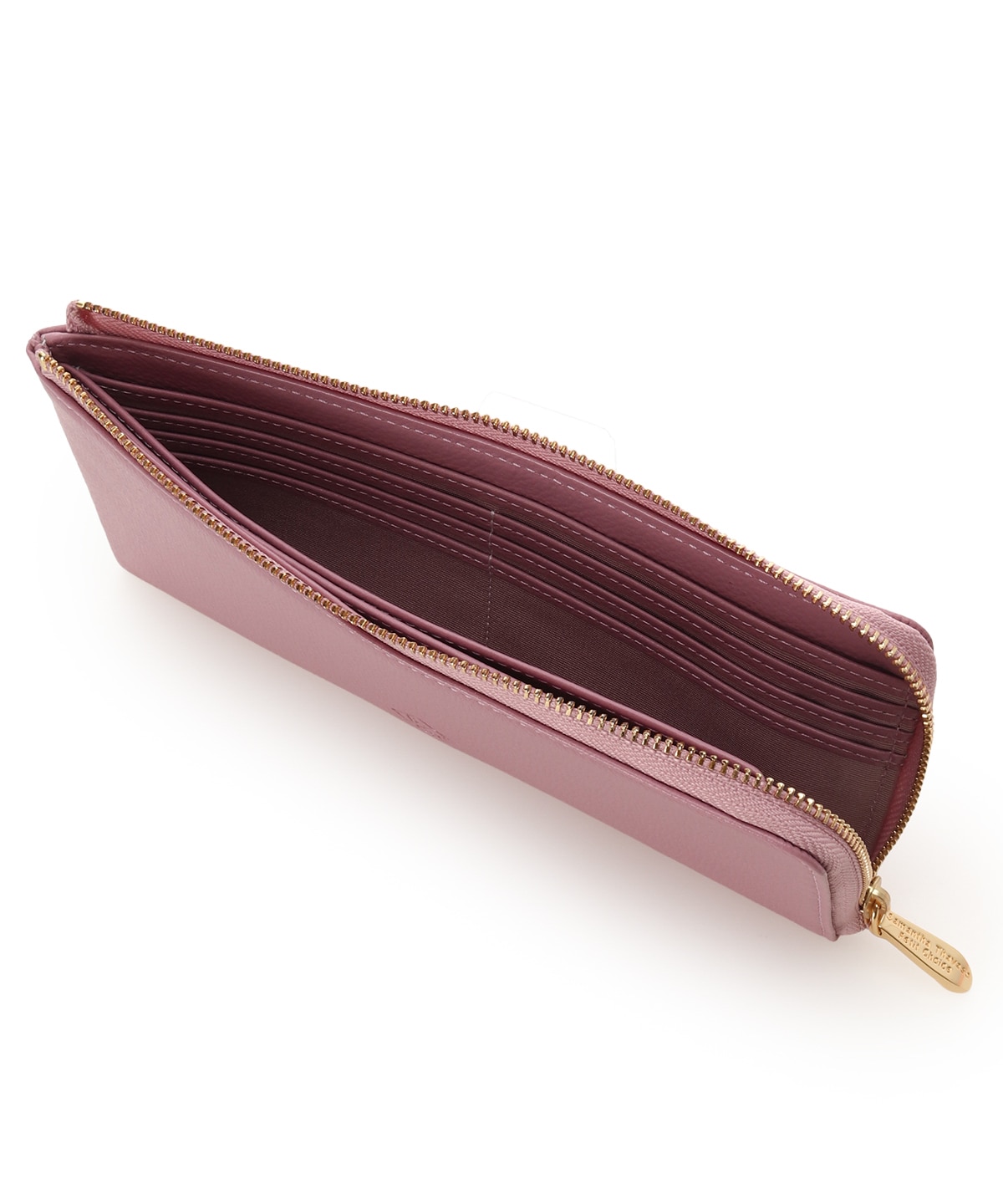 スクエアモチーフソフトレザー 長財布