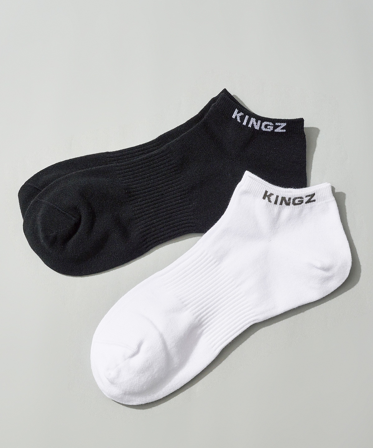 KINGZロゴ ショート丈ソックス