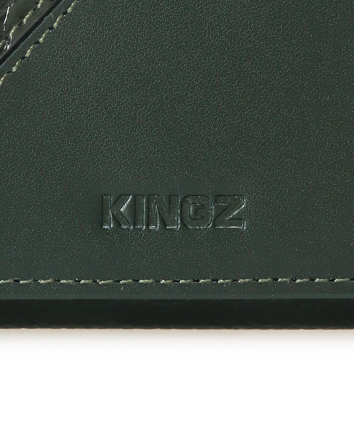 レザー型押しミックス 長財布