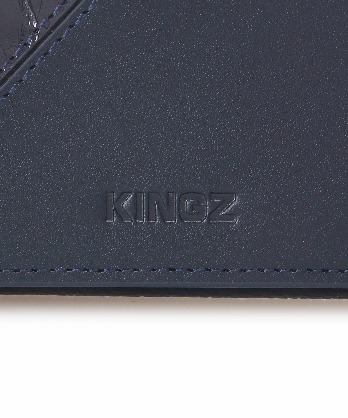 レザー型押しミックス 長財布