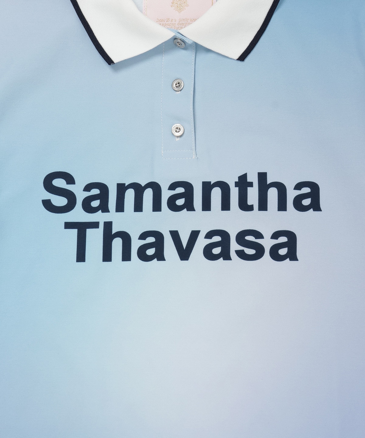 グラデーション半袖ポロ