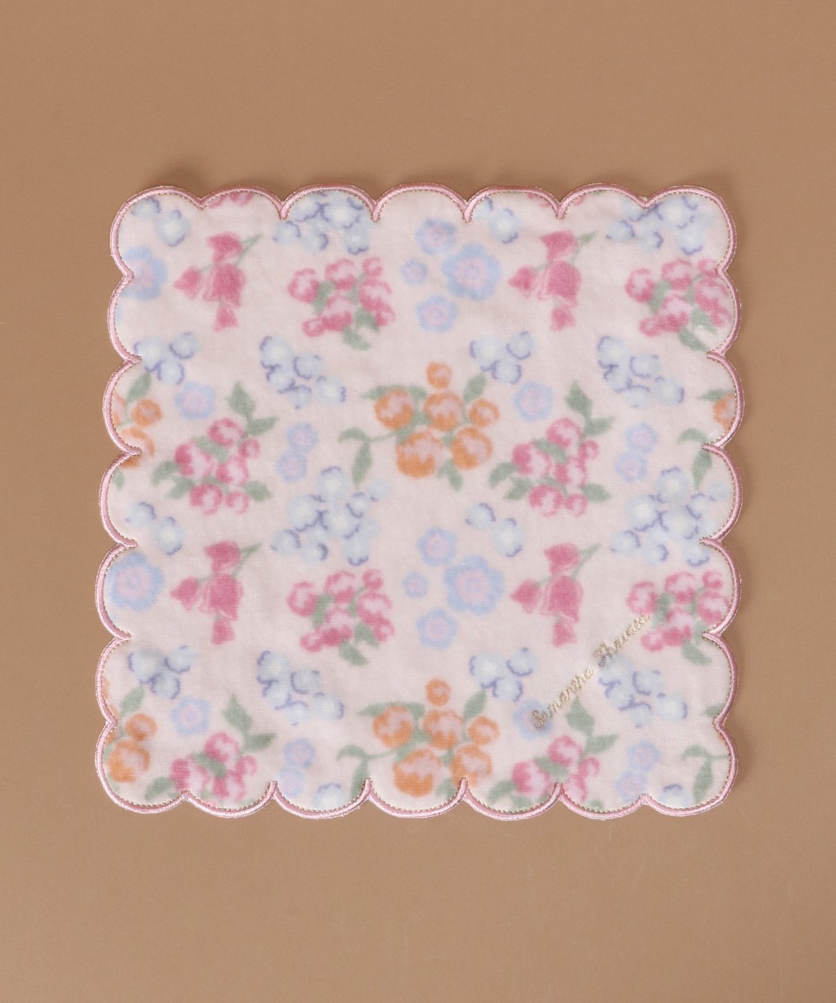 オリジナルフラワープリント タオルハンカチ Free ライトグレー Samantha Thavasaサマンサタバサグループ 公式オンラインショップ