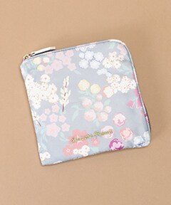 オリジナルフラワー柄マスクポーチ ファスナータイプ Free ライトグレー Samantha Thavasaサマンサタバサグループ 公式オンラインショップ