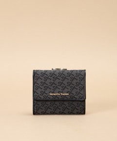 ST Jacquard 三つ折り口金財布(FREE ブラック): Samantha Thavasa 