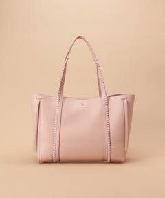 高感度ショップで2023年売れたブランド かがりデザイントートバッグ(FREE Samantha ピンクベージュ): バッグ