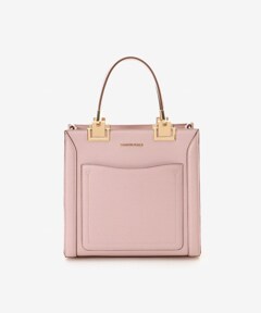 シンプルBOXハンドバッグ（小）