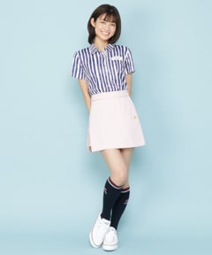 綿麻オックス台形スカート(S ホワイト): Samantha Thavasa UNDER25 