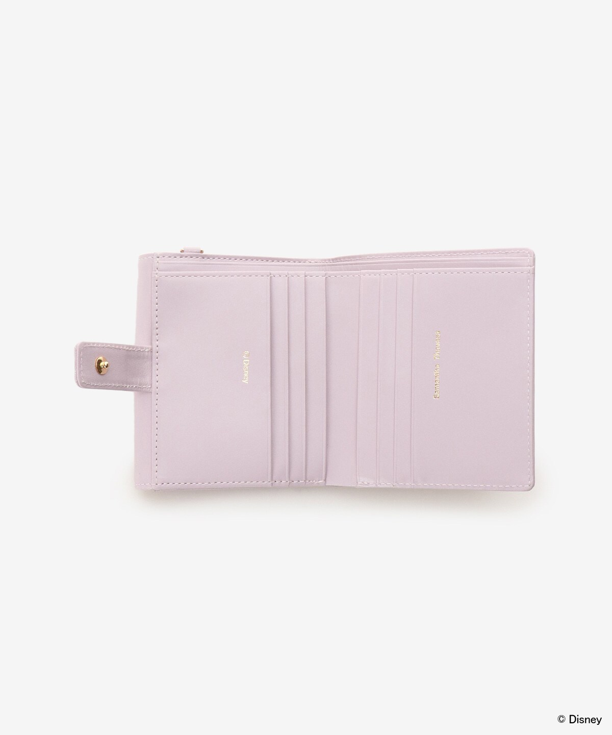 ミッキー ミニー コレクション 二つ折り財布 Free ピンクベージュ Samantha Thavasaサマンサタバサ公式オンラインショップ