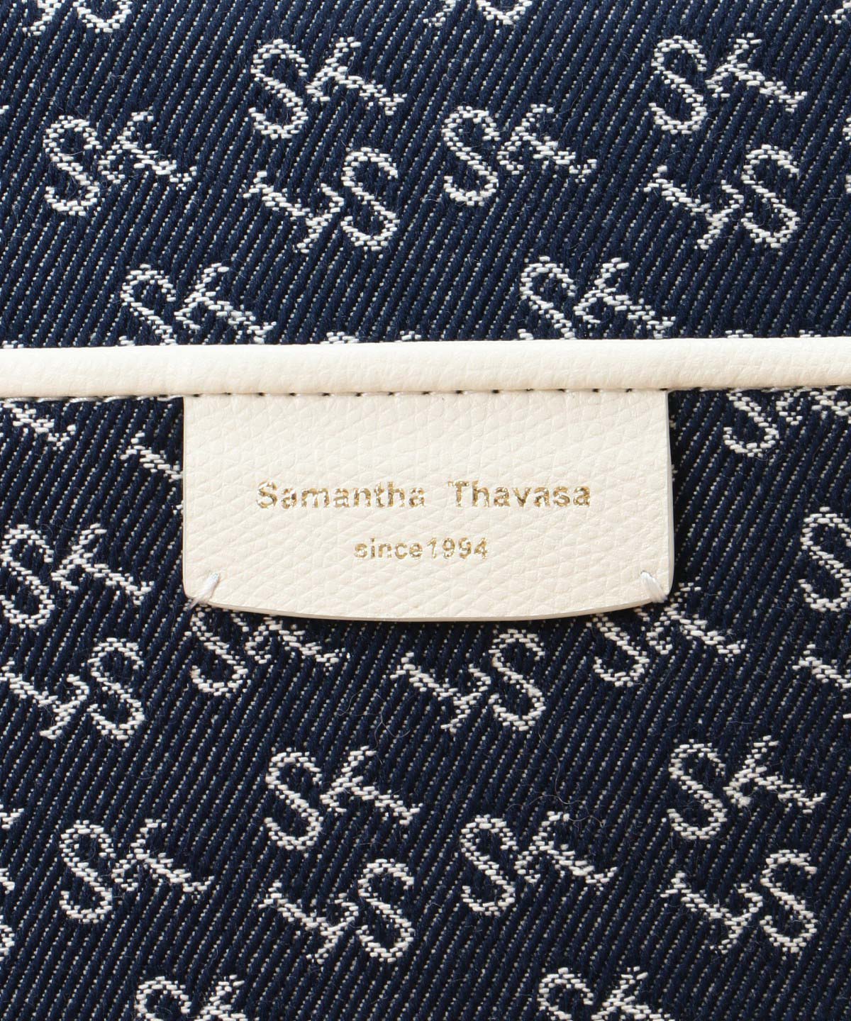 Denim ST Jacquard ショルダーバッグ(FREE オフホワイト): Samantha