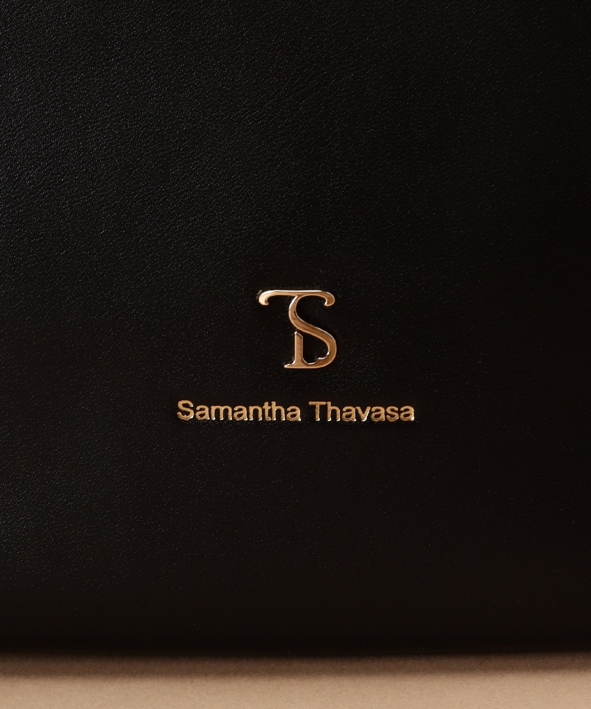 スムースレザー ハンドバッグ(FREE ブラック): Samantha Thavasa スムースレザー ハンドバッグ(FREE ブラック): Samantha Thavasa