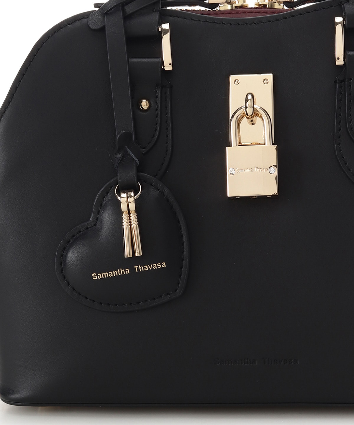 サマンサタバサ レザーハンドバッグ 美品 Samantha Thavasa - サマンサタバサ ショルダーバッグ