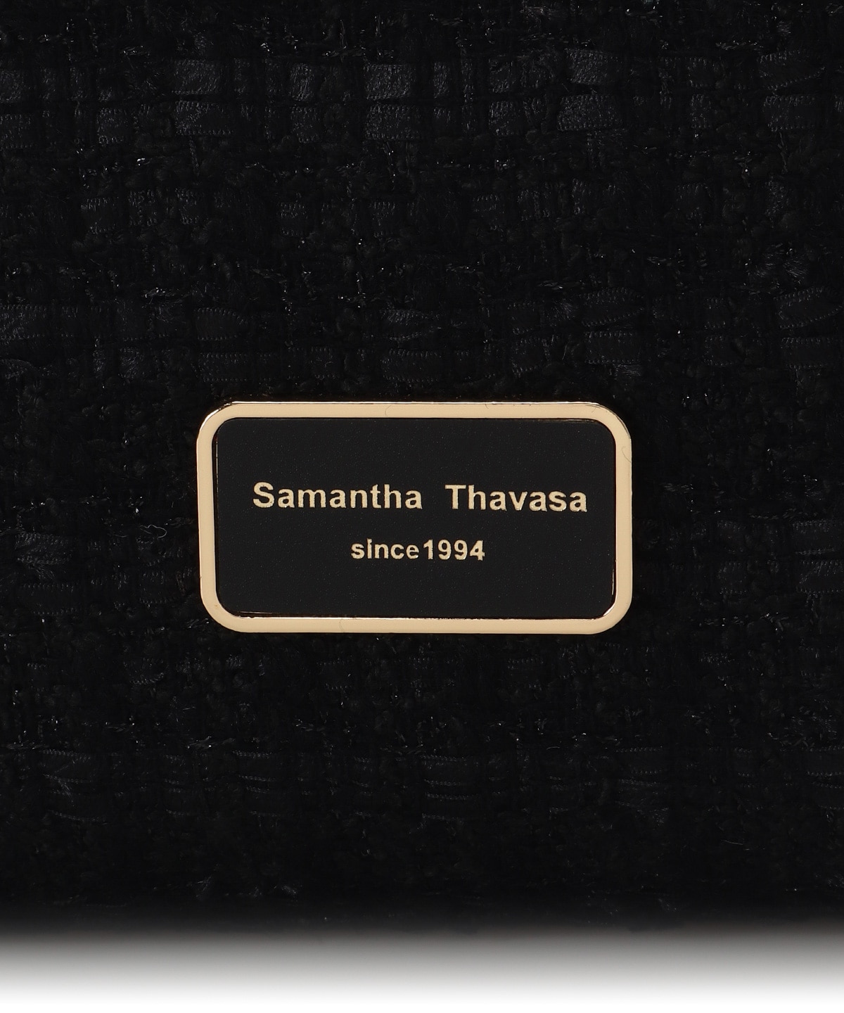 [Holiday Collection]ファンシーツイード スクエアハンドバッグ