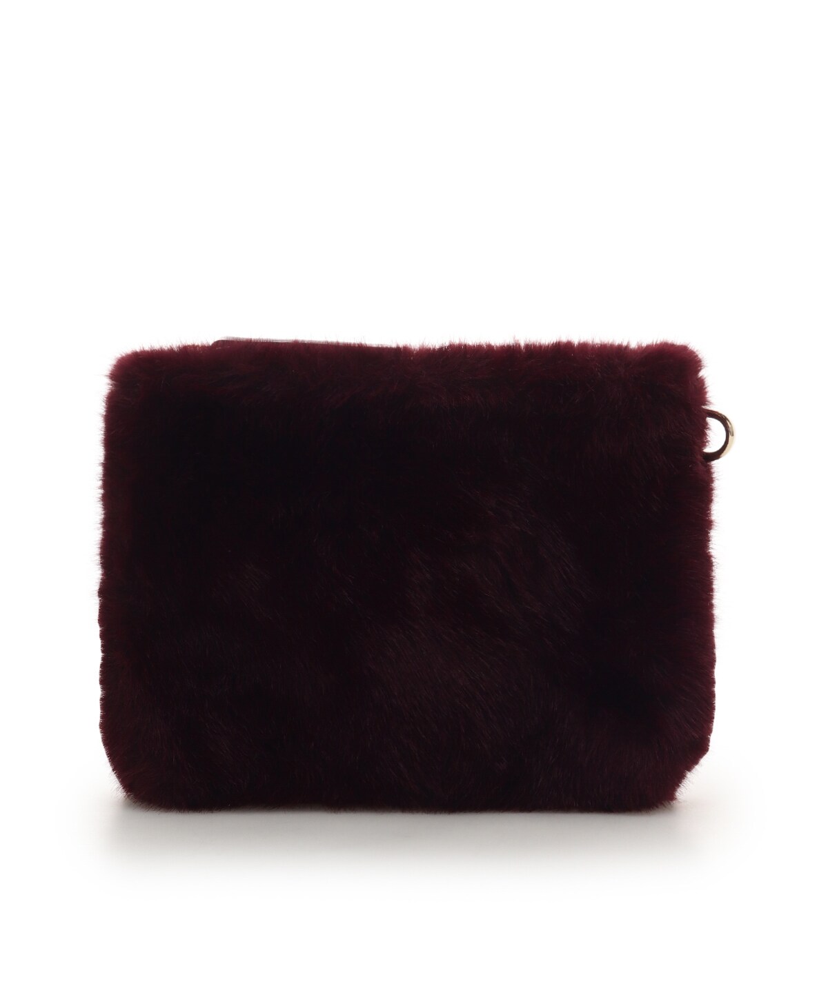 ポーチ付き コンパクトファーバッグ