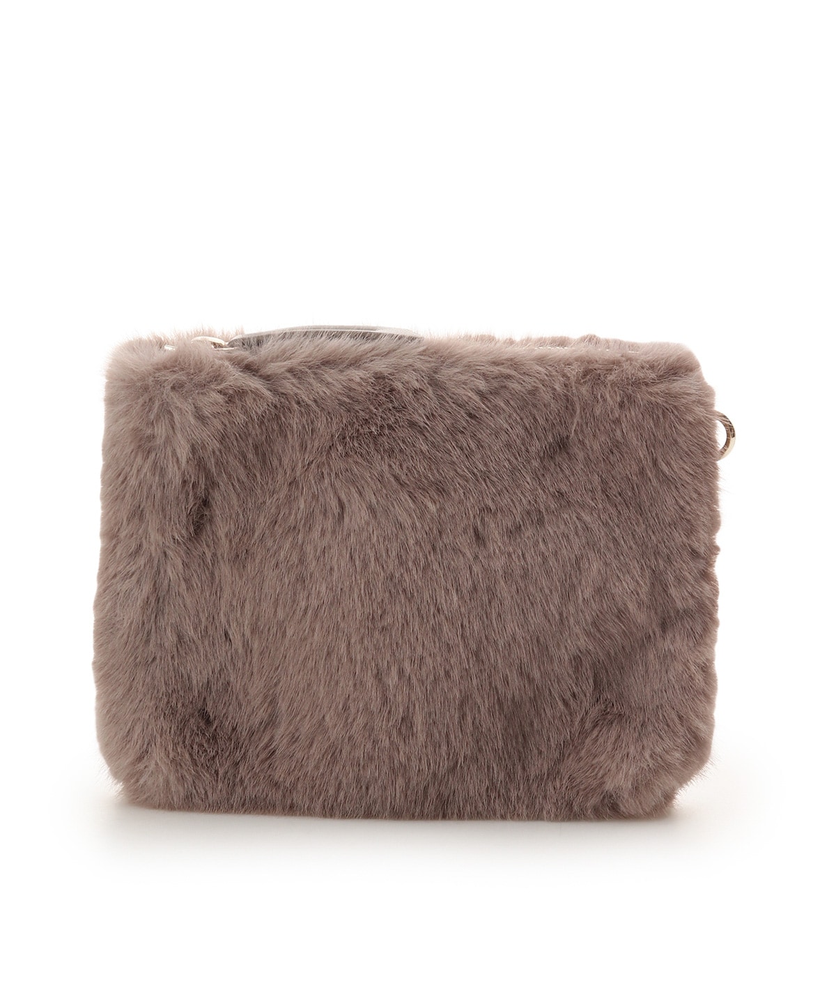 ポーチ付き コンパクトファーバッグ