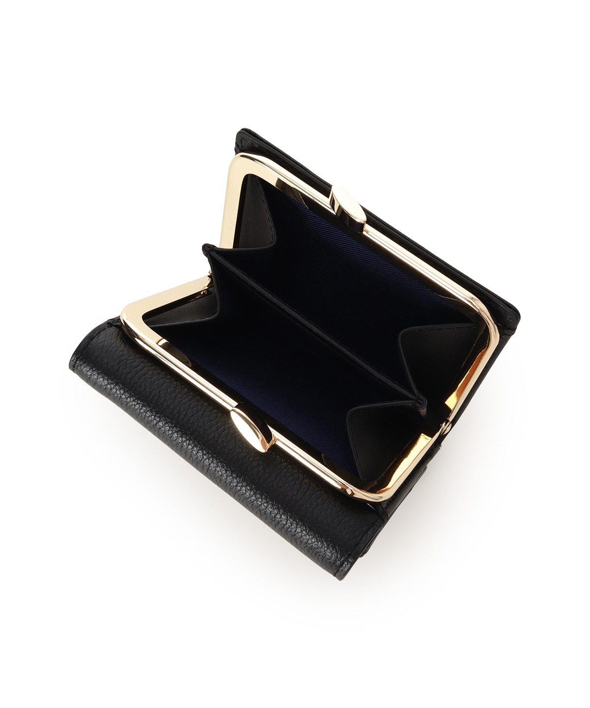 リボンモチーフ金具 口金折財布