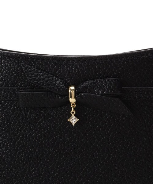 リボンスクエアショルダー Free ブラック Samanthavegaサマンサタバサグループ 公式オンラインショップ