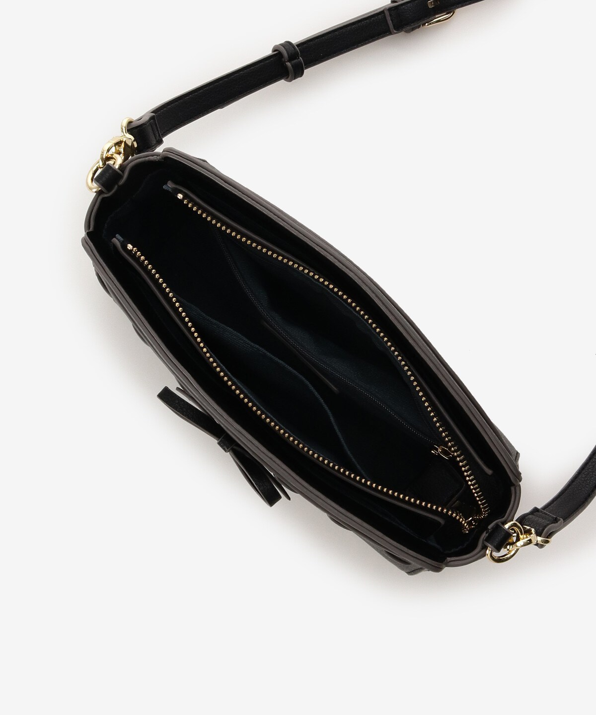 シンプルリボンショルダーバッグ Free ブラック Samanthavegaサマンサタバサグループ 公式オンラインショップ