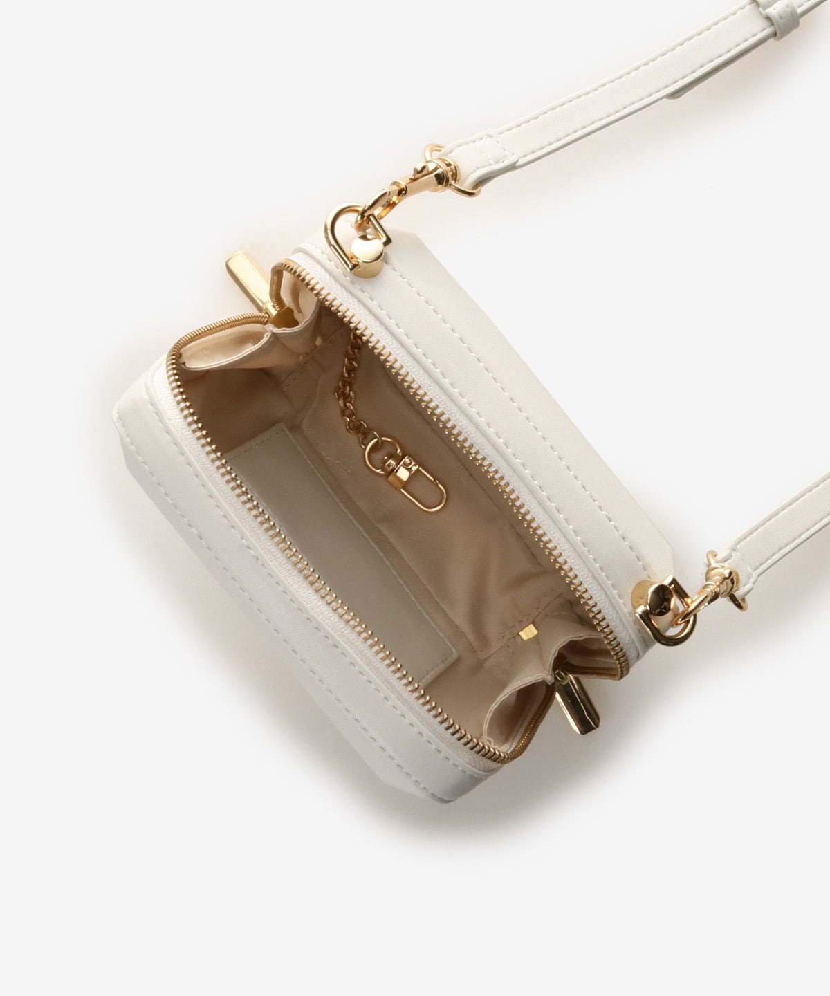 ナノスクエアスターストーンショルダーバッグ