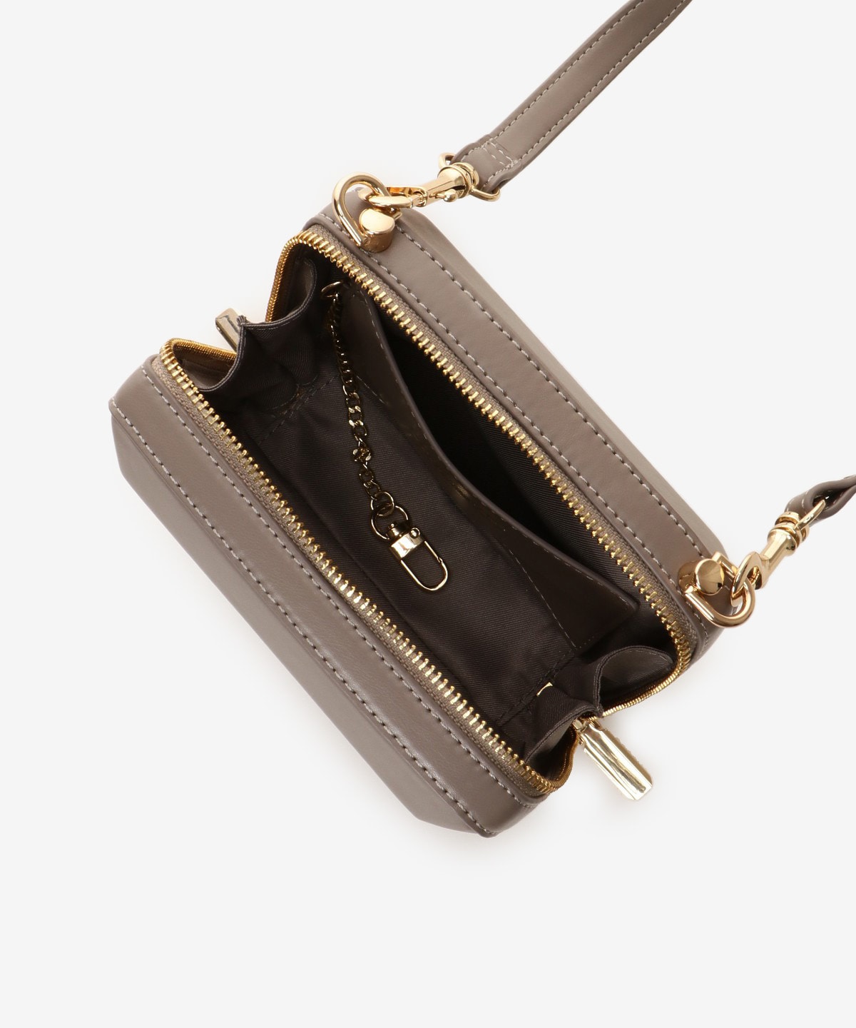 ナノスクエアストーンショルダーバッグ