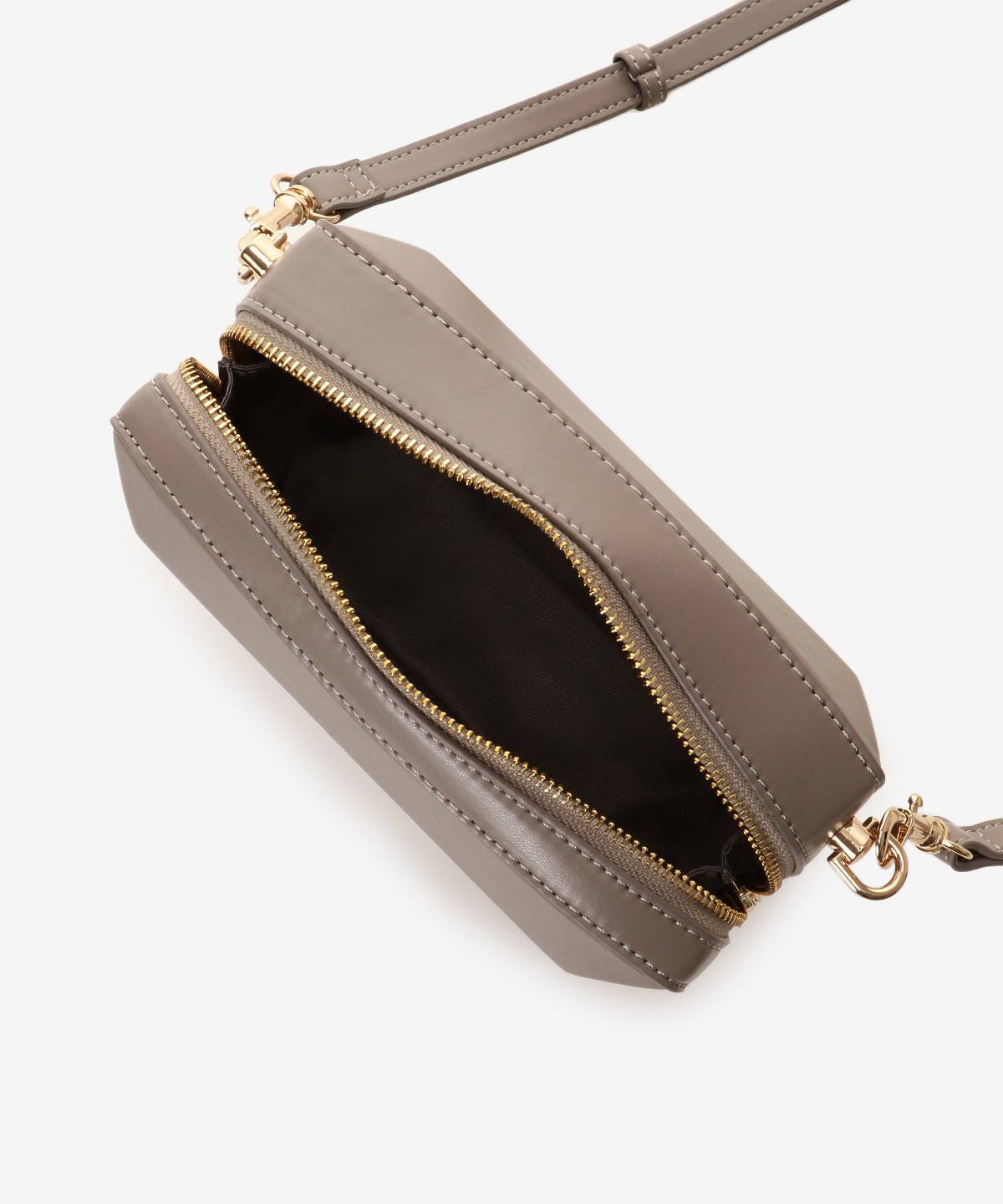 スクエアストーンショルダーバッグ