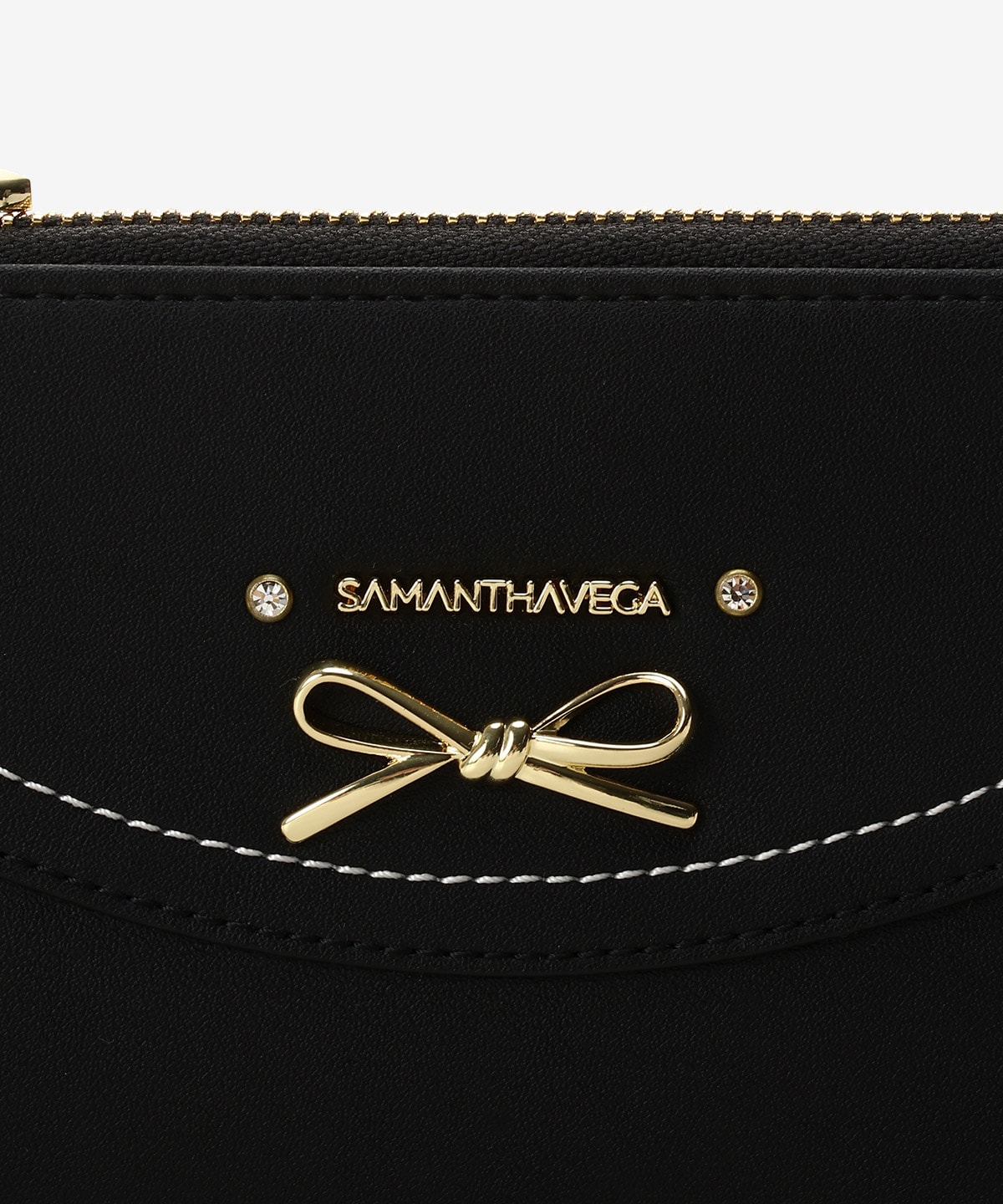 フリルリボン長財布(FREE ブラック): SAMANTHAVEGAサマンサタバサ公式