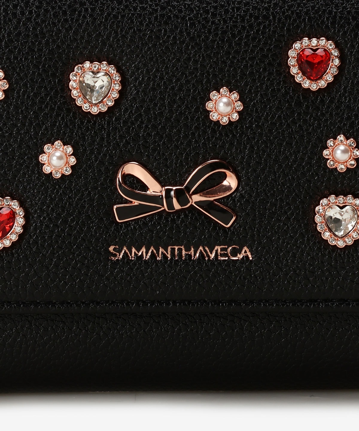 SAMANTHAVEGAハートビジュー折財布